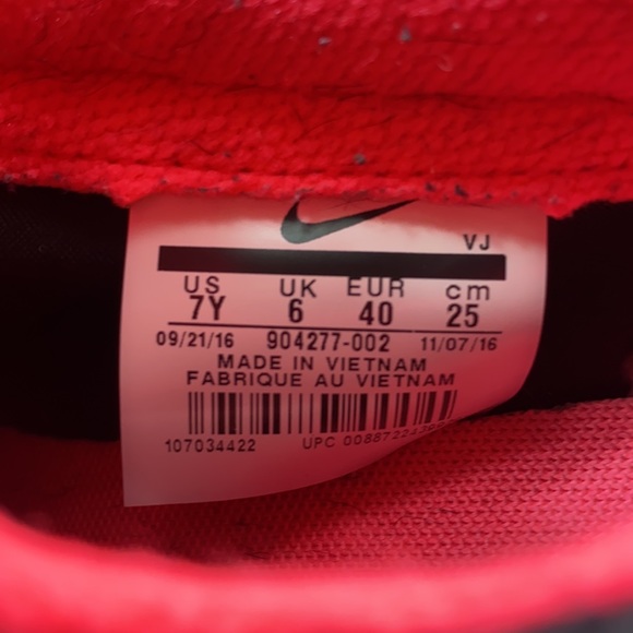 Nike Sock Dart Black/Pink Athletic Running Shoes 904277-002 Youth Size 7Y - Picture 12 of 13